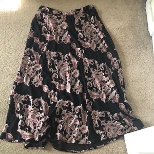 Dress Barn Full Length Black Skirt